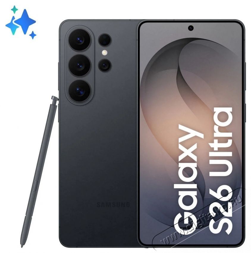SAMSUNG Galaxy S26 Ultra 12GB/512GB Fekete Mobil / Kommunik&aacute;ci&oacute; / Smart - Okostelefon - Android - 537983