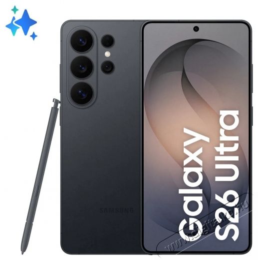 SAMSUNG Galaxy S26 Ultra 12GB/512GB Fekete Mobil / Kommunik&aacute;ci&oacute; / Smart - Okostelefon - Android - 537983