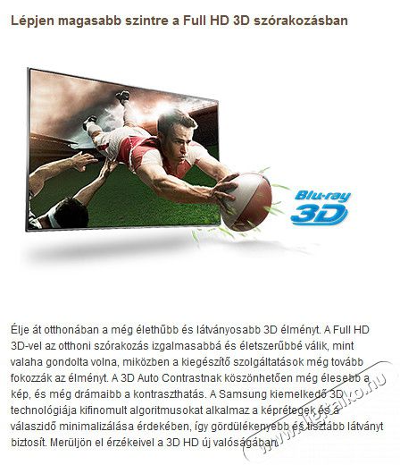 SAMSUNG HT-F6550W ht-f6550w 3d Blu-Ray h&aacute;zi-mozi rendszer Audio-Video / Hifi / Multim&eacute;dia - H&aacute;zimozi - Blu-Ray h&aacute;zimozi szett - 263996