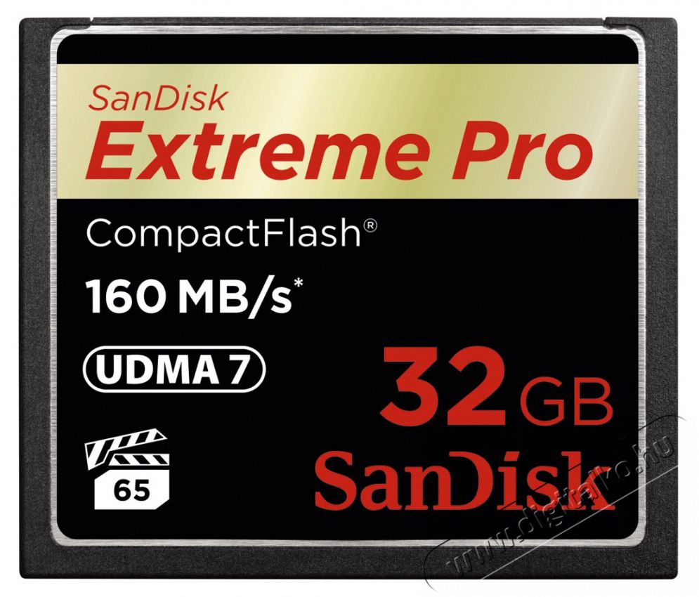 SanDisk CF 32GB Extreme Pro - 123843 Mem&oacute;ria k&aacute;rtya / Pendrive - Compact Flash (CF) k&aacute;rtya - 273969