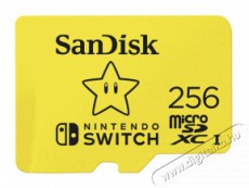 SanDisk microSDXC K&aacute;rtya Nintendo switch 256GB, 100MB/s, U3, C10, A1, UHS-1 (183573) - Mem&oacute;ria k&aacute;rtya / Pendrive - MicroSD / MicroSDHC k&aacute;rtya - 371021