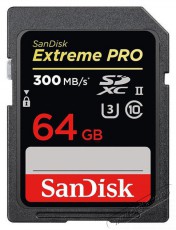 SanDisk 64GB SD Extreme Pro (SDXC Class 10 UHS-II U3) memória kártya - Memória kártya / Pendrive - SD / SDHC / SDXC kártya - 478224