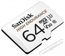 SanDisk 64GB MicroSDXC High Endurance CL10/U3/V30 (SDSQQNR-064G) mem&oacute;ria k&aacute;rtya Mem&oacute;ria k&aacute;rtya / Pendrive - MicroSD / MicroSDHC k&aacute;rtya - 349918