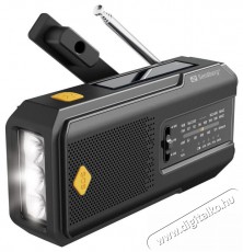 SANDBERG Surviovor All-in-1 Multifunkci&oacute;s r&aacute;di&oacute;, FM/AM, 2000 mAh, fekete Audio-Video / Hifi / Multim&eacute;dia - Hordozhat&oacute; CD / DVD / Multim&eacute;dia k&eacute;sz&uuml;l&eacute;k - Hordozhat&oacute; CD / Multim&eacute;dia r&aacute;di&oacute;magn&oacute; / Boombox - 525919