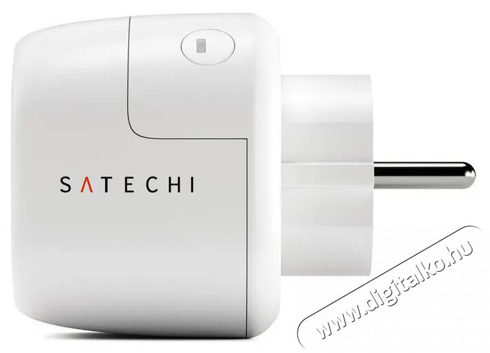 Satechi  Homekit Smart Outlet (EU), feh&eacute;r H&aacute;ztart&aacute;s / Otthon / K&uuml;lt&eacute;r - Okos otthon - Okos konnektor - 521389