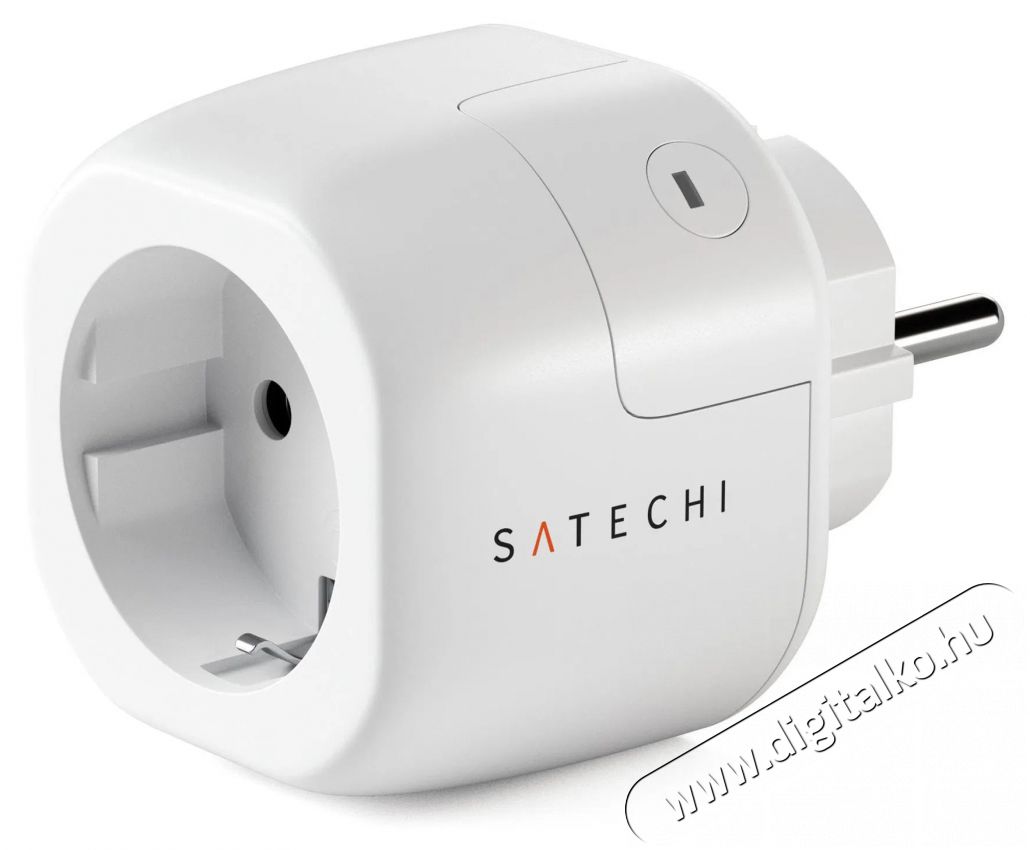 Satechi  Homekit Smart Outlet (EU), feh&eacute;r H&aacute;ztart&aacute;s / Otthon / K&uuml;lt&eacute;r - Okos otthon - Okos konnektor - 521389