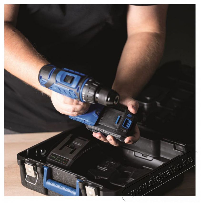 SCHEPPACH C-DTB74/1-X Akkus f&uacute;r&oacute;-csavaroz&oacute; + tartoz&eacute;kok, IXES 20 V (1&times;2 Ah) &Uacute;jdons&aacute;gok - &Uacute;j term&eacute;kek - 519134