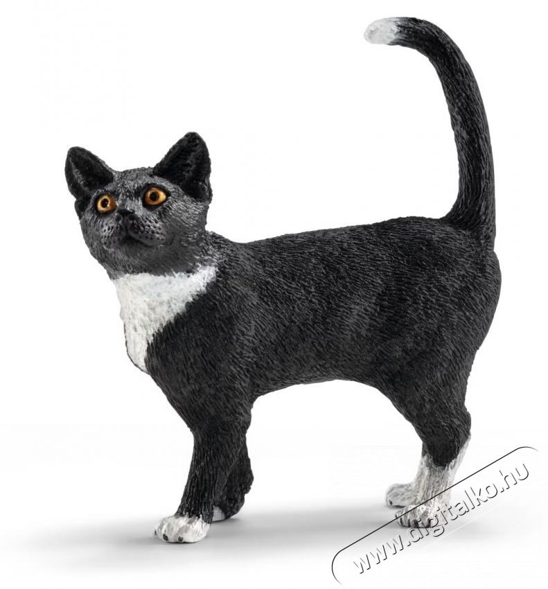 Schleich macska &aacute;ll&oacute; figura H&aacute;ztart&aacute;s / Otthon / K&uuml;lt&eacute;r - J&aacute;t&eacute;k / Sport - J&aacute;t&eacute;kfigura - 533750
