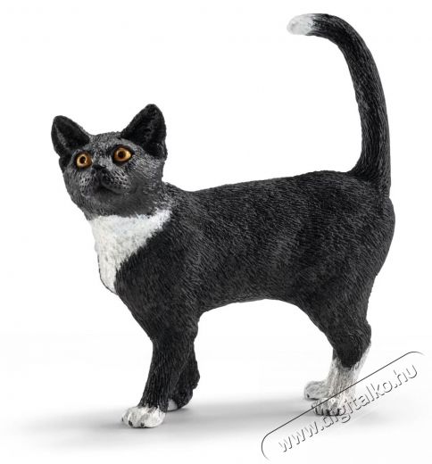 Schleich macska &aacute;ll&oacute; figura H&aacute;ztart&aacute;s / Otthon / K&uuml;lt&eacute;r - J&aacute;t&eacute;k / Sport - J&aacute;t&eacute;kfigura - 533750