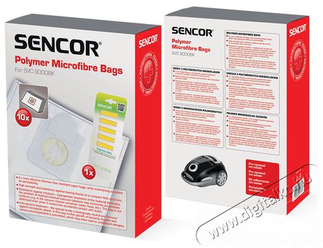 Sencor Pap&iacute;rzs&aacute;k 5db SVC 6000BK/8500TI H&aacute;ztart&aacute;s / Otthon / K&uuml;lt&eacute;r - Porsz&iacute;v&oacute; / takar&iacute;t&oacute;g&eacute;p - Porzs&aacute;k / portart&aacute;ly - 322394