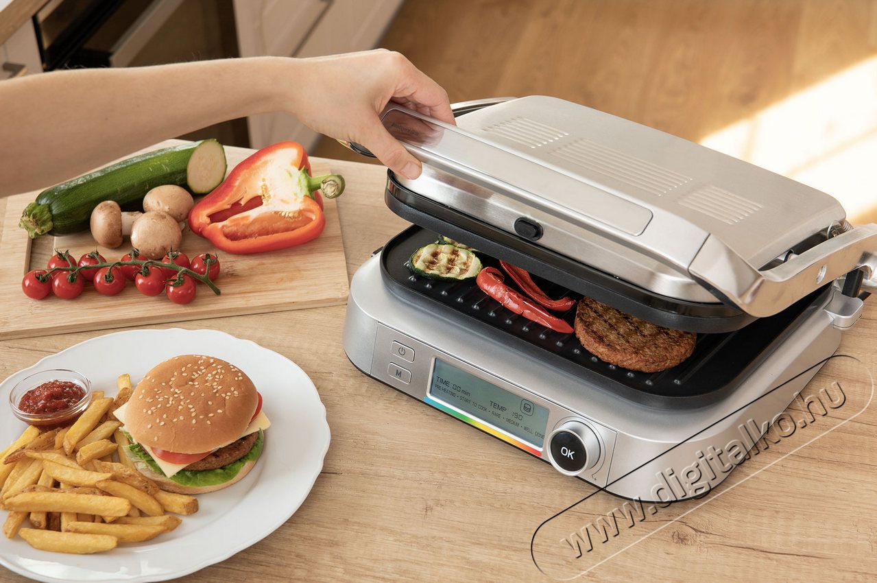 Sencor SBG 6231SS kontakt Grill Konyhai term&eacute;kek - Konyhai kisg&eacute;p (s&uuml;t&eacute;s / főz&eacute;s / hűt&eacute;s / &eacute;telk&eacute;sz&iacute;t&eacute;s) - Kontakt grill s&uuml;tő / s&uuml;tőlap - 361477