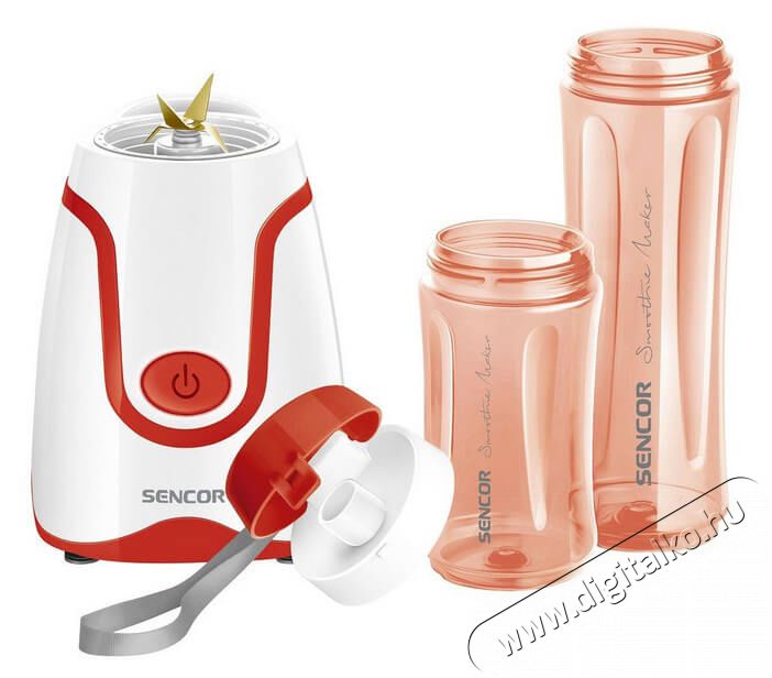 Sencor SBL 2214RD Smoothie Mixer - piros Konyhai term&eacute;kek - Konyhai kisg&eacute;p (elők&eacute;sz&iacute;t&eacute;s / feldolgoz&aacute;s) - Turmixg&eacute;p - 342545
