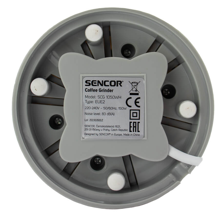 Sencor SCG 1050WH Elektromos k&aacute;v&eacute;dar&aacute;l&oacute; - feh&eacute;r Konyhai term&eacute;kek - K&aacute;v&eacute;főző / k&aacute;v&eacute;&ouml;rlő / kieg&eacute;sz&iacute;tő - K&aacute;v&eacute;dar&aacute;l&oacute; / őrlő - 274771