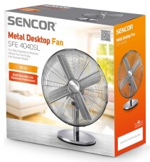Sencor SFE 4040SL asztali ventil&aacute;tor H&aacute;ztart&aacute;s / Otthon / K&uuml;lt&eacute;r - Ventil&aacute;tor / L&eacute;gkondicion&aacute;l&oacute; - Asztali ventil&aacute;tor - 336091