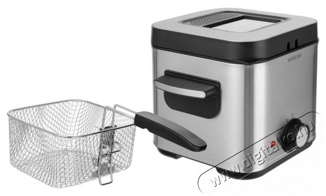 Sencor SFR 6200SS Fritőz Konyhai term&eacute;kek - Konyhai kisg&eacute;p (s&uuml;t&eacute;s / főz&eacute;s / hűt&eacute;s / &eacute;telk&eacute;sz&iacute;t&eacute;s) - Olajs&uuml;tő - 364585