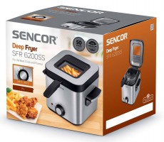 Sencor SFR 6200SS Fritőz Konyhai term&eacute;kek - Konyhai kisg&eacute;p (s&uuml;t&eacute;s / főz&eacute;s / hűt&eacute;s / &eacute;telk&eacute;sz&iacute;t&eacute;s) - Olajs&uuml;tő - 364585