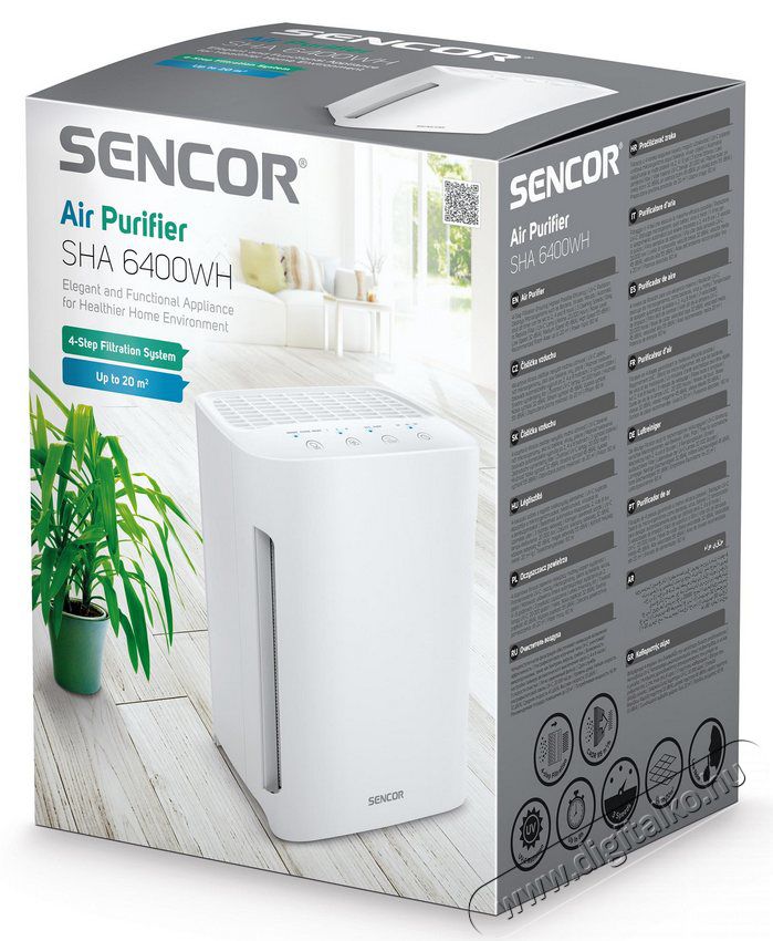 Sencor SHA 6400WH-EUE3 L&eacute;gtiszt&iacute;t&oacute; Sz&eacute;ps&eacute;g&aacute;pol&aacute;s / Eg&eacute;szs&eacute;g - L&eacute;gtiszt&iacute;t&oacute; / p&aacute;r&aacute;s&iacute;t&oacute; / p&aacute;r&aacute;tlan&iacute;t&oacute; - L&eacute;gtiszt&iacute;t&oacute; - 364591