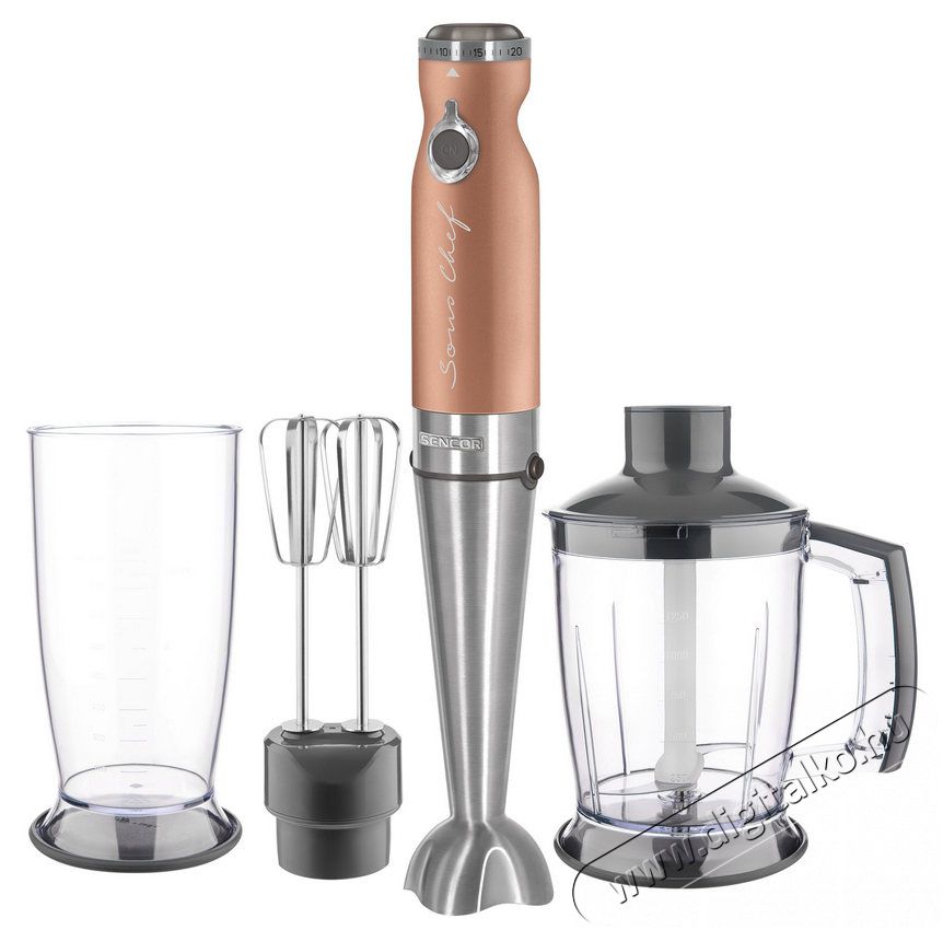 Sencor SHB 5606GD-EUE3 4in1 botmixer szett - arany Konyhai term&eacute;kek - Konyhai kisg&eacute;p (elők&eacute;sz&iacute;t&eacute;s / feldolgoz&aacute;s) - Botmixer - 354925