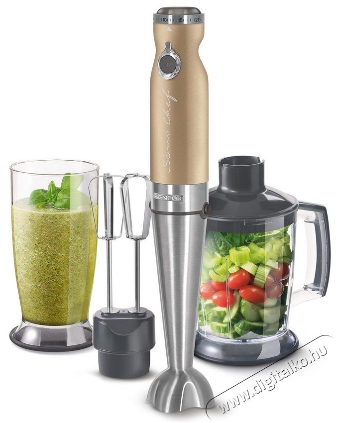 Sencor SHB 5607CH-EUE3 4in1 botmixerszett Konyhai term&eacute;kek - Konyhai kisg&eacute;p (elők&eacute;sz&iacute;t&eacute;s / feldolgoz&aacute;s) - Botmixer - 361489