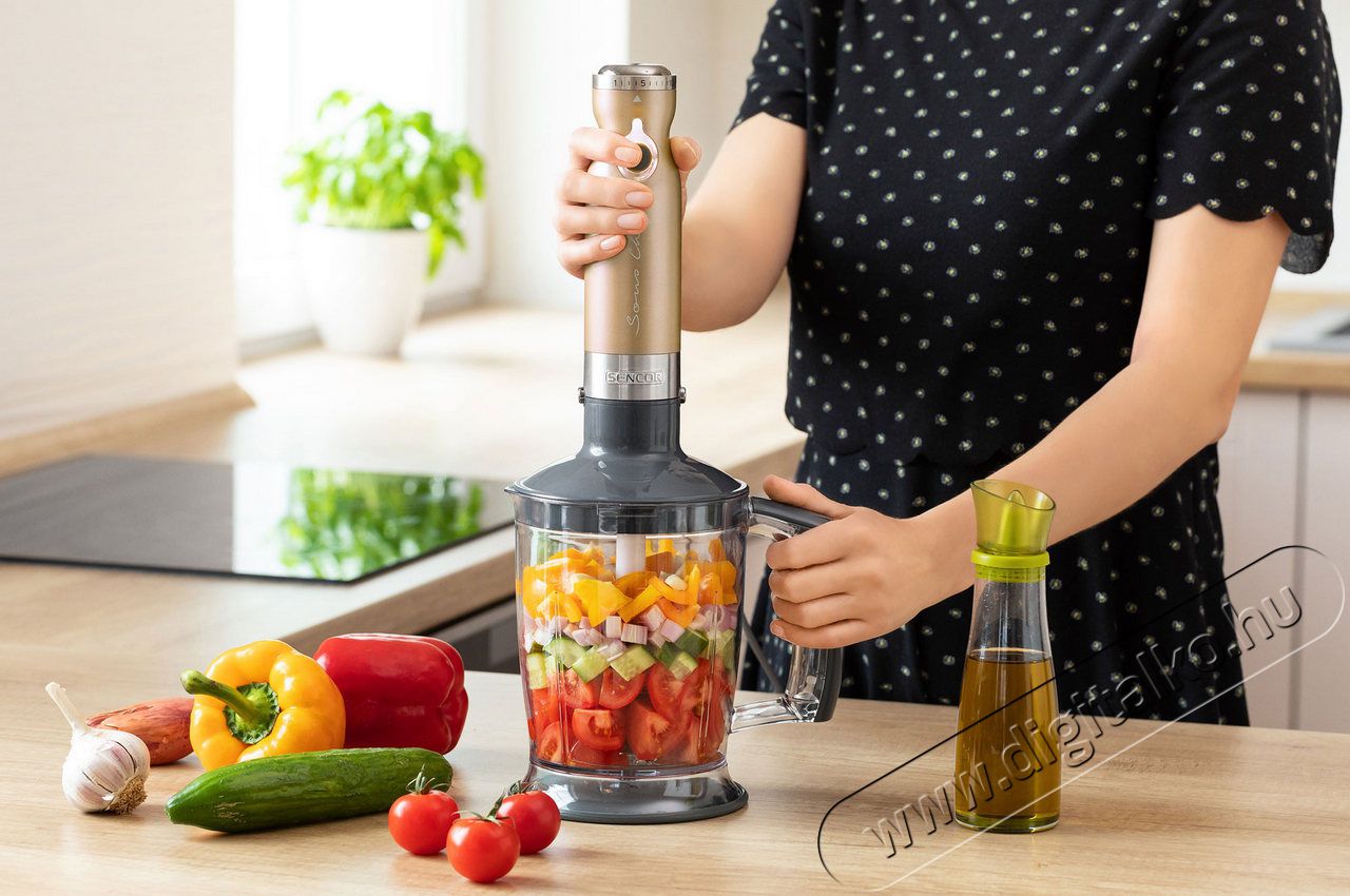 Sencor SHB 5607CH-EUE3 4in1 botmixerszett Konyhai term&eacute;kek - Konyhai kisg&eacute;p (elők&eacute;sz&iacute;t&eacute;s / feldolgoz&aacute;s) - Botmixer - 361489
