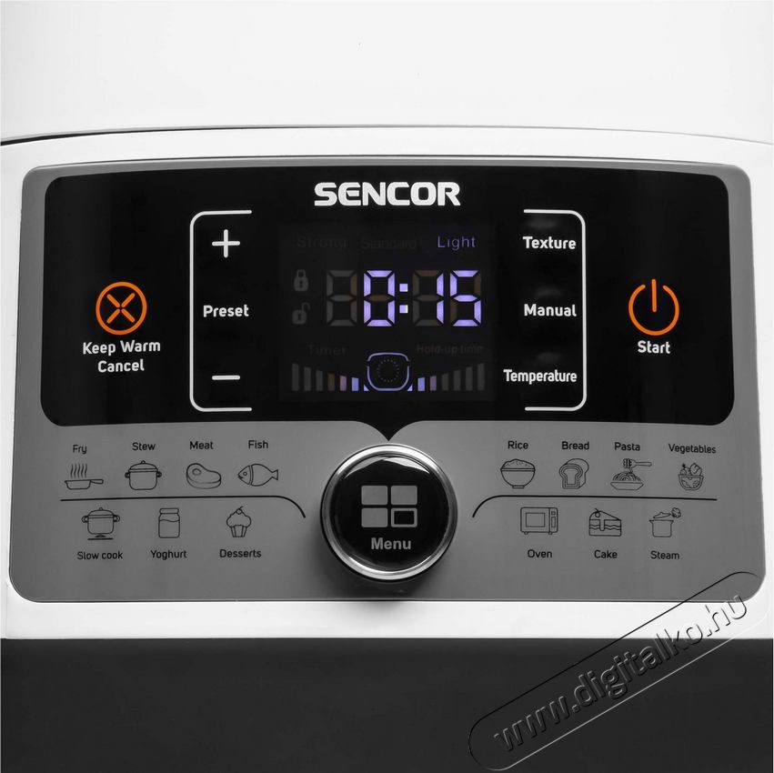 Sencor SPR 3600WH Elektromos kukta Konyhai term&eacute;kek - Konyhai kisg&eacute;p (s&uuml;t&eacute;s / főz&eacute;s / hűt&eacute;s / &eacute;telk&eacute;sz&iacute;t&eacute;s) - L&eacute;gkever&eacute;ses főzőg&eacute;p / elektromos kukta / multifunkci&oacute;s s&uuml;tő - 353314
