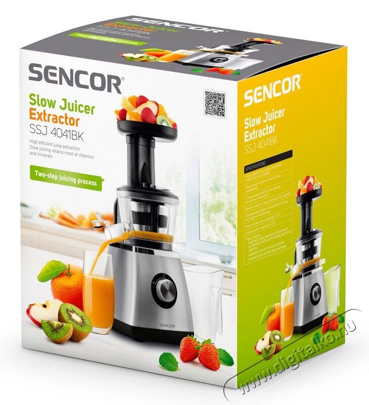 Sencor SSJ 4041BK gy&uuml;m&ouml;lcscentrifuga Konyhai term&eacute;kek - Konyhai kisg&eacute;p (elők&eacute;sz&iacute;t&eacute;s / feldolgoz&aacute;s) - Gy&uuml;m&ouml;lcs centrifuga / pr&eacute;s - 297431