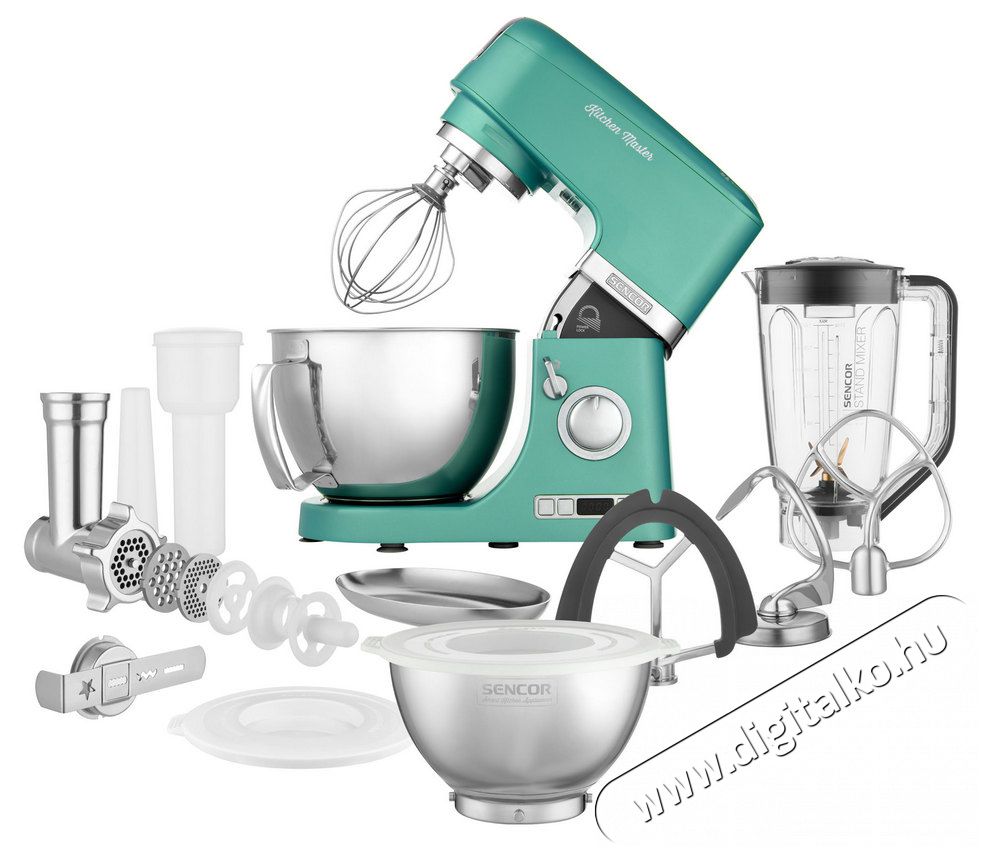 Sencor STM 7871GR Konyhai robotg&eacute;p - z&ouml;ld Konyhai term&eacute;kek - Konyhai kisg&eacute;p (elők&eacute;sz&iacute;t&eacute;s / feldolgoz&aacute;s) - Konyhai robotg&eacute;p - 353323