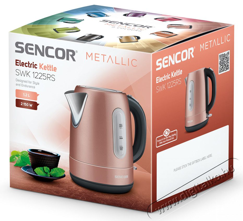Sencor SWK 1226GD v&iacute;zforral&oacute; Konyhai term&eacute;kek - V&iacute;zforral&oacute; / teafőző - 330738