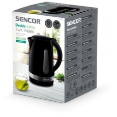 Sencor SWK 1749BK V&iacute;zforral&oacute; - fekete Konyhai term&eacute;kek - V&iacute;zforral&oacute; / teafőző - 352045
