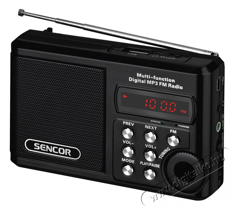 Sencor SRD 215 B Zsebr&aacute;di&oacute; Audio-Video / Hifi / Multim&eacute;dia - R&aacute;di&oacute; / &oacute;r&aacute;s r&aacute;di&oacute; - Hordozhat&oacute;, zseb-, t&aacute;ska r&aacute;di&oacute; - 275561