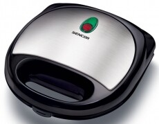 Sencor SSM 4300SS Szendvicss&uuml;tő - fekete/ac&eacute;l Konyhai term&eacute;kek - Konyhai kisg&eacute;p (s&uuml;t&eacute;s / főz&eacute;s / hűt&eacute;s / &eacute;telk&eacute;sz&iacute;t&eacute;s) - Melegszendvics / gofri s&uuml;tő - 274778