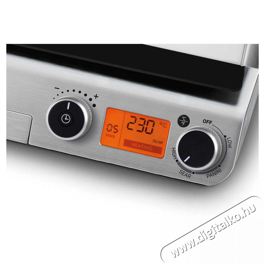 Sencor SBG 6650BK digit&aacute;lis kontakgrill - fekete Konyhai term&eacute;kek - Konyhai kisg&eacute;p (s&uuml;t&eacute;s / főz&eacute;s / hűt&eacute;s / &eacute;telk&eacute;sz&iacute;t&eacute;s) - Kontakt grill s&uuml;tő / s&uuml;tőlap - 345993