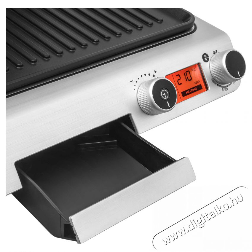 Sencor SBG 6650BK digit&aacute;lis kontakgrill - fekete Konyhai term&eacute;kek - Konyhai kisg&eacute;p (s&uuml;t&eacute;s / főz&eacute;s / hűt&eacute;s / &eacute;telk&eacute;sz&iacute;t&eacute;s) - Kontakt grill s&uuml;tő / s&uuml;tőlap - 345993
