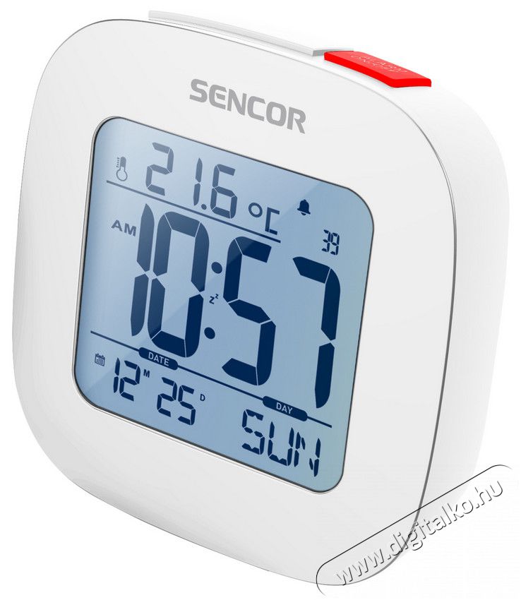 Sencor SDC 1200 W &eacute;bresztő&oacute;ra hőm&eacute;rővel - feh&eacute;r H&aacute;ztart&aacute;s / Otthon / K&uuml;lt&eacute;r - &Oacute;ra - &Eacute;bresztő&oacute;ra - 319869