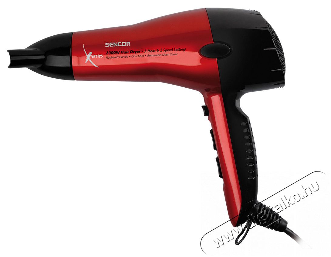 Sencor SHD 6600R Hajsz&aacute;r&iacute;t&oacute; - piros Sz&eacute;ps&eacute;g&aacute;pol&aacute;s / Eg&eacute;szs&eacute;g - Haj&aacute;pol&aacute;s - Hajsz&aacute;r&iacute;t&oacute; - 260800