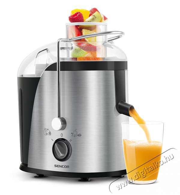 Sencor SJE 741SS gy&uuml;m&ouml;lcscentrifuga Konyhai term&eacute;kek - Konyhai kisg&eacute;p (elők&eacute;sz&iacute;t&eacute;s / feldolgoz&aacute;s) - Gy&uuml;m&ouml;lcs centrifuga / pr&eacute;s - 297396