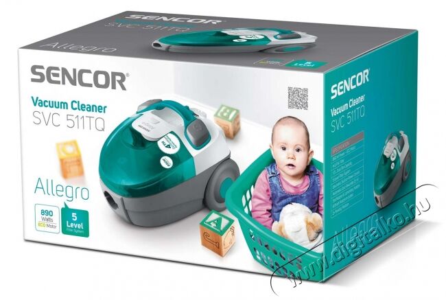 Sencor SVC 511TQ-EUE2 porzs&aacute;k n&eacute;lk&uuml;li porsz&iacute;v&oacute; H&aacute;ztart&aacute;s / Otthon / K&uuml;lt&eacute;r - Porsz&iacute;v&oacute; / takar&iacute;t&oacute;g&eacute;p - Porzs&aacute;k n&eacute;lk&uuml;li porsz&iacute;v&oacute; - 288546