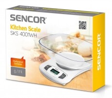 Sencor SKS 4001WH Konyhai m&eacute;rleg - feh&eacute;r Konyhai term&eacute;kek - Konyhai m&eacute;rleg - 274757