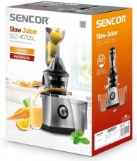 Sencor SSJ 4070SL Slow Juicer gy&uuml;m&ouml;lcspr&eacute;s Konyhai term&eacute;kek - Konyhai kisg&eacute;p (elők&eacute;sz&iacute;t&eacute;s / feldolgoz&aacute;s) - Gy&uuml;m&ouml;lcs centrifuga / pr&eacute;s - 336108