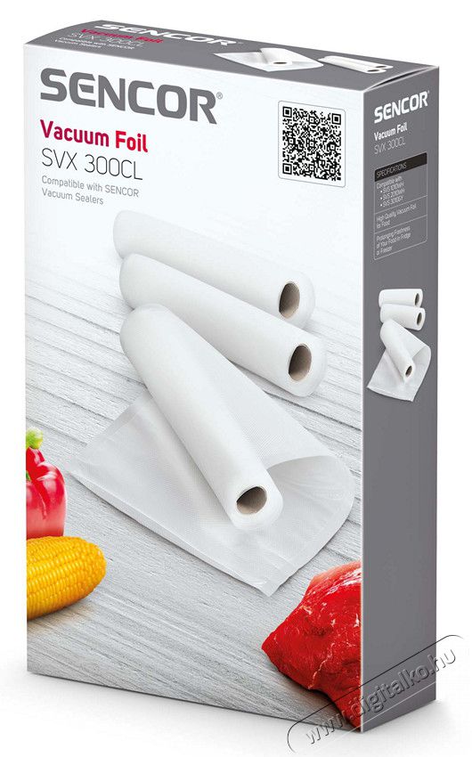 Sencor SVX 300CL v&aacute;kuum f&oacute;lia Konyhai term&eacute;kek - F&oacute;liahegesztő - V&aacute;kumf&oacute;lia - 329112