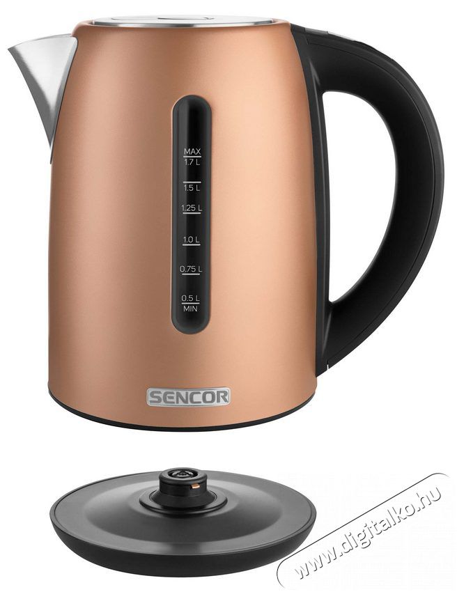 Sencor SWK 7706GD V&iacute;zforral&oacute; 1,7 L - arany Konyhai term&eacute;kek - V&iacute;zforral&oacute; / teafőző - 364646