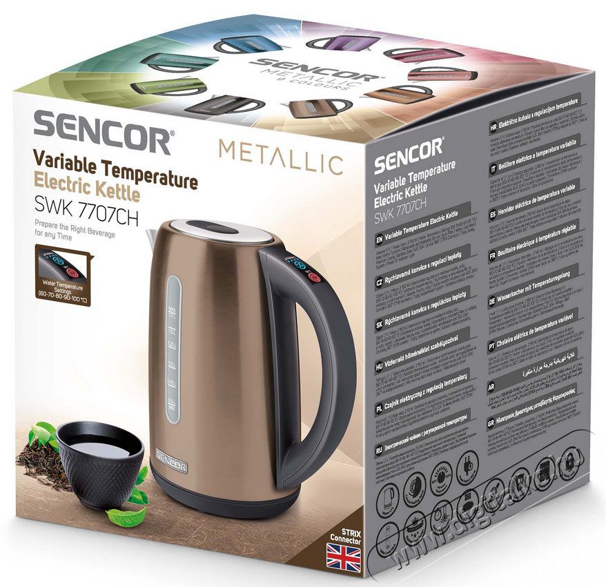 Sencor SWK 7707CH V&iacute;zforral&oacute; 1,7 L - pezsgő Konyhai term&eacute;kek - V&iacute;zforral&oacute; / teafőző - 364647