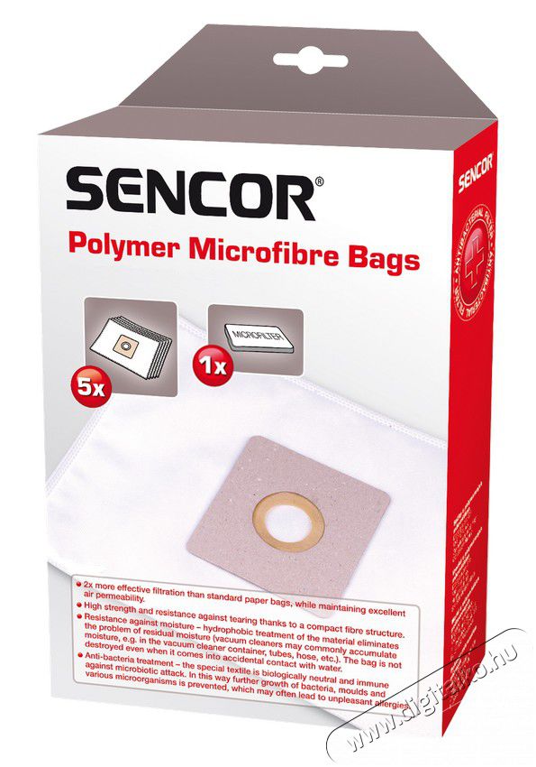 Sencor Porzs&aacute;k SVC 7CA porsz&iacute;v&oacute;hoz (5db) H&aacute;ztart&aacute;s / Otthon / K&uuml;lt&eacute;r - Porsz&iacute;v&oacute; / takar&iacute;t&oacute;g&eacute;p - Porzs&aacute;k / portart&aacute;ly - 260685
