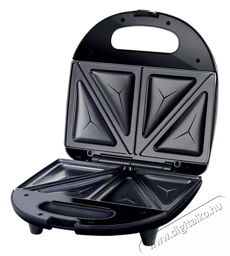 Sencor SSM 4300SS Szendvicss&uuml;tő - fekete/ac&eacute;l Konyhai term&eacute;kek - Konyhai kisg&eacute;p (s&uuml;t&eacute;s / főz&eacute;s / hűt&eacute;s / &eacute;telk&eacute;sz&iacute;t&eacute;s) - Melegszendvics / gofri s&uuml;tő - 274778
