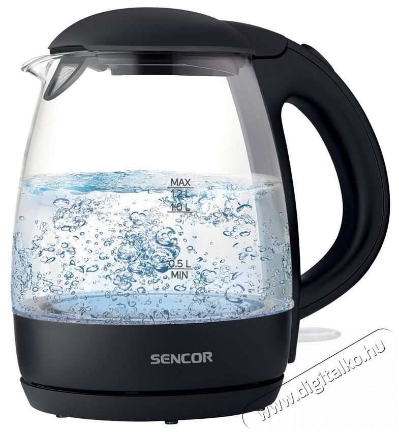 Sencor SWK 2300BK &Uuml;veg V&iacute;zforral&oacute; 1,2L Konyhai term&eacute;kek - V&iacute;zforral&oacute; / teafőző - 364643