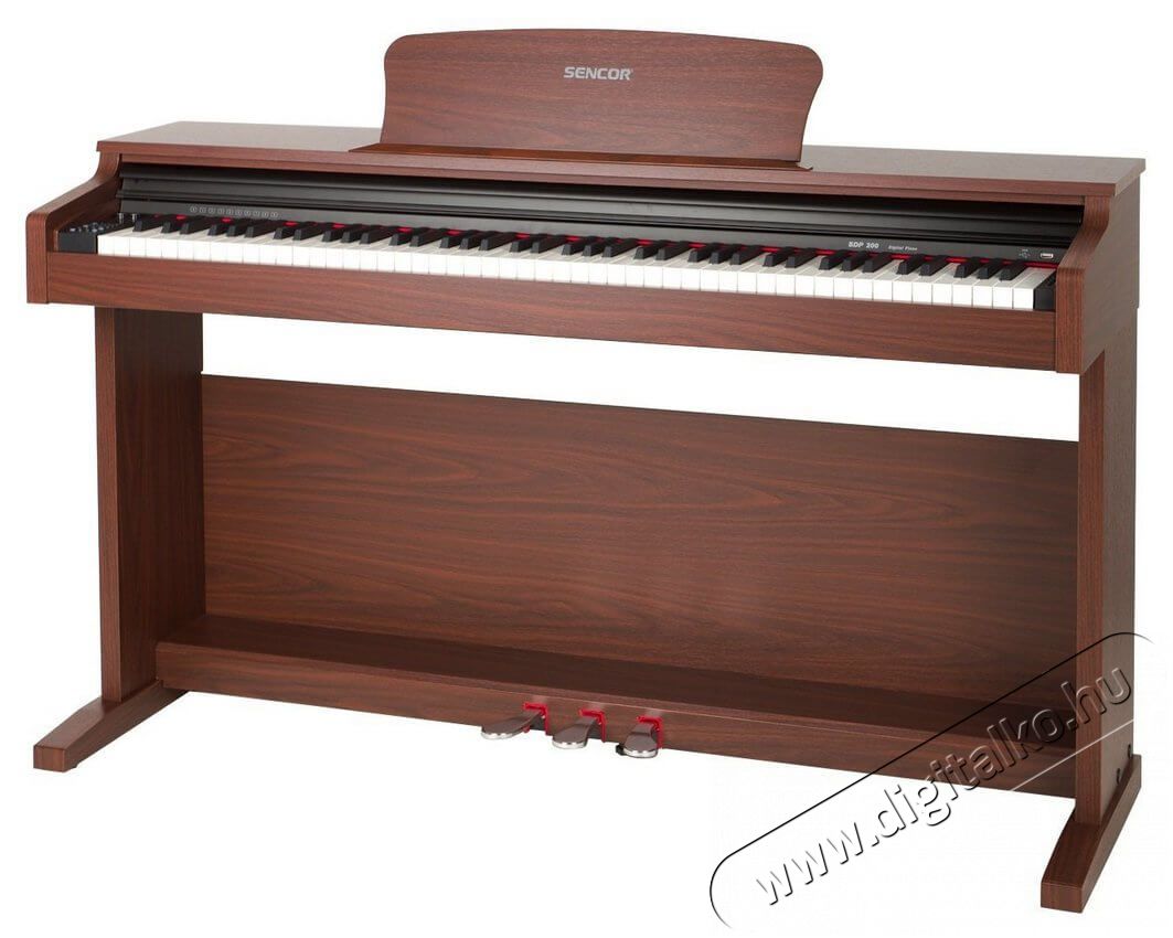 Sencor SDP 200 BR digit&aacute;lis zongora Audio-Video / Hifi / Multim&eacute;dia - Hangszer - 336056