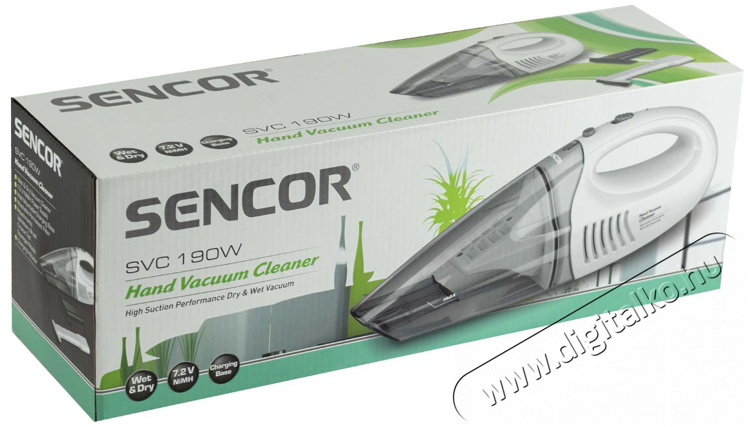 Sencor SVC 190W Vezet&eacute;k n&eacute;lk&uuml;li k&eacute;zi morzsaporsz&iacute;v&oacute; - feh&eacute;r H&aacute;ztart&aacute;s / Otthon / K&uuml;lt&eacute;r - Porsz&iacute;v&oacute; / takar&iacute;t&oacute;g&eacute;p - Morzsaporsz&iacute;v&oacute; - 260638