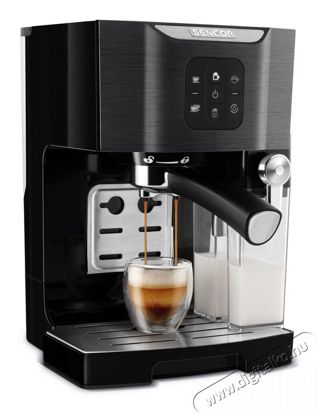 Sencor SES 4040BK eszpressz&oacute; k&aacute;v&eacute;főző Konyhai term&eacute;kek - K&aacute;v&eacute;főző / k&aacute;v&eacute;&ouml;rlő / kieg&eacute;sz&iacute;tő - Pressz&oacute; k&aacute;v&eacute;főző - 346002