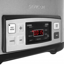 Sencor SPR 5500SS Elektromos főzőed&eacute;ny Konyhai term&eacute;kek - Konyhai kisg&eacute;p (s&uuml;t&eacute;s / főz&eacute;s / hűt&eacute;s / &eacute;telk&eacute;sz&iacute;t&eacute;s) - L&eacute;gkever&eacute;ses főzőg&eacute;p / elektromos kukta / multifunkci&oacute;s s&uuml;tő - 352030