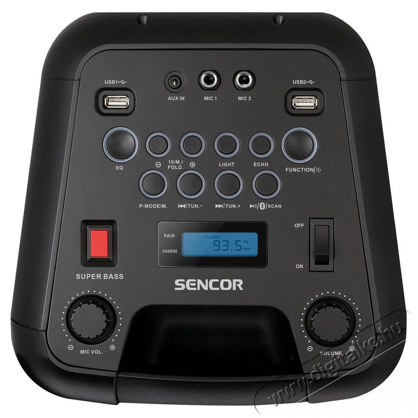 Sencor SSS 3800 Bluetooth party hangsz&oacute;r&oacute; Audio-Video / Hifi / Multim&eacute;dia - Party / DJ term&eacute;k - Party term&eacute;k - 331882